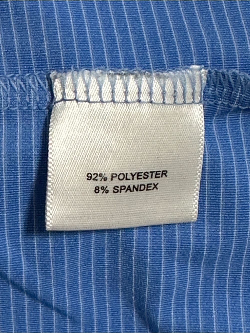 PETER MILLAR Summer Comfort Blue White  Short-Sleeve Polo Golf Shirt Sz M - Picture 3 of 7
